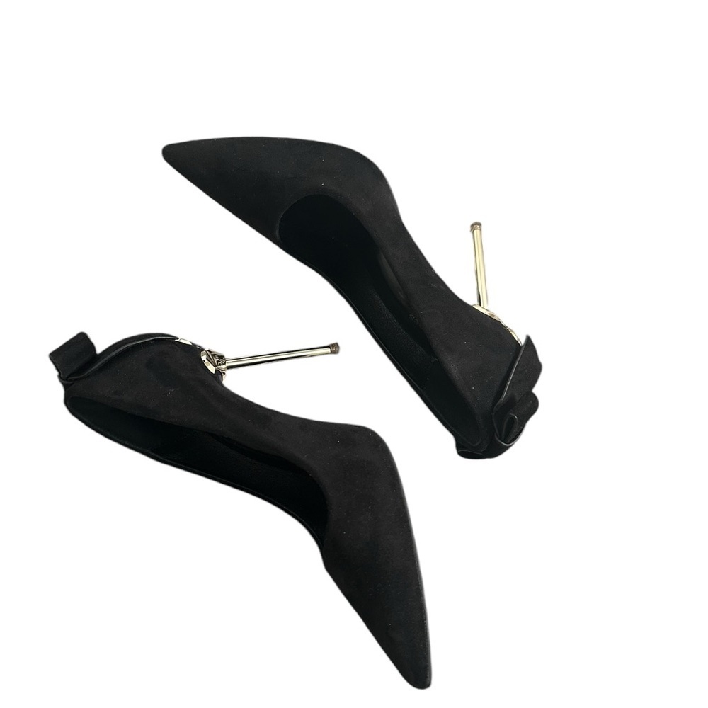 NO. 55 Shoes Elegant Black Women's Heels Size 38EU